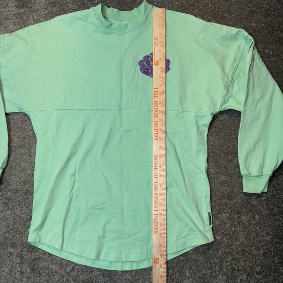 Disney Parks Spirit Jersey Walt Disney Land Resort Ariel Shell Green Adult SZ XS - Picture 5 of 11